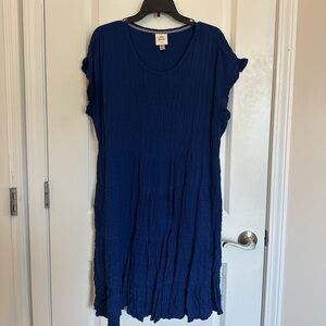 Knox Rose Royal Blue Textured Dress